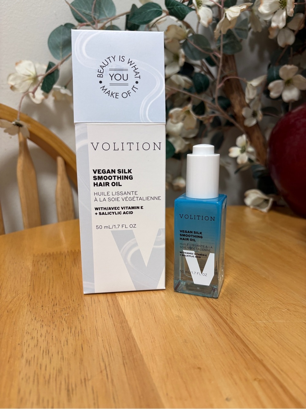 Volition - Vegan Silk Smoothing Hair Oil, Full Sz 50ml/1.7oz, BNIB, New $46 MSRP